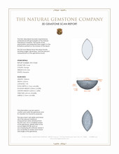 0.66 Ct. Cabochon Coral from Italy 3 D Scan Report