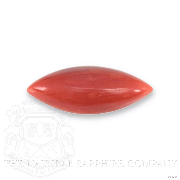 5.52 Ct. Cabochon Coral from Italy