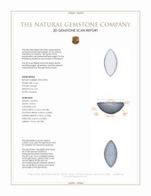 0.65 Ct. Cabochon Coral from Italy 3 D Scan Report
