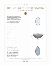 0.32 Ct. Cabochon Coral from Italy 3 D Scan Report
