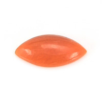 0.77 Ct. Cabochon Coral from Italy Video