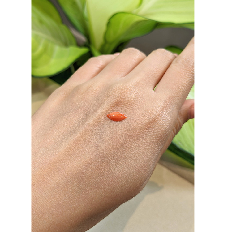 0.45 Ct. Cabochon Coral from Italy