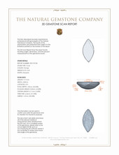 0.45 Ct. Cabochon Coral from Italy 3 D Scan Report
