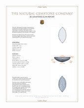 0.23 Ct. Angel Skin (Peach) Cabochon Coral from Italy 3 D Scan Report