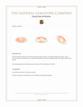 0.34 Ct. Cabochon Coral from Italy Appraisal