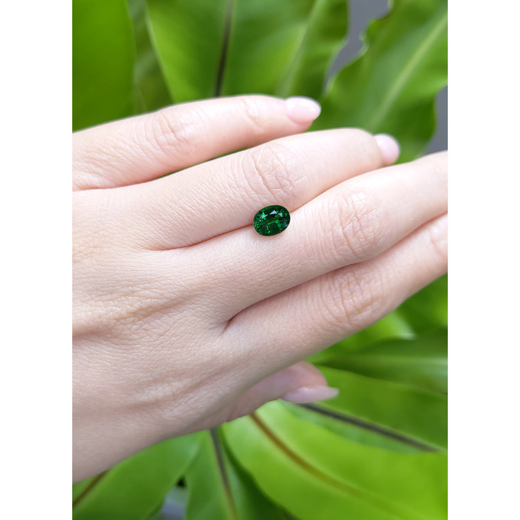 1.30 Ct. Tsavorite Garnet from Tanzania