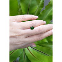 1.22 Ct. Tsavorite Garnet from Tanzania Life Style