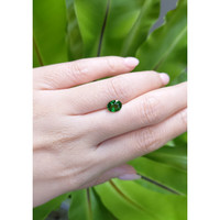 1.24 Ct. Tsavorite Garnet from Tanzania Life Style