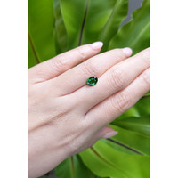 1.35 Ct. Tsavorite Garnet from Tanzania Life Style