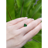 1.34 Ct. Tsavorite Garnet from Tanzania Life Style