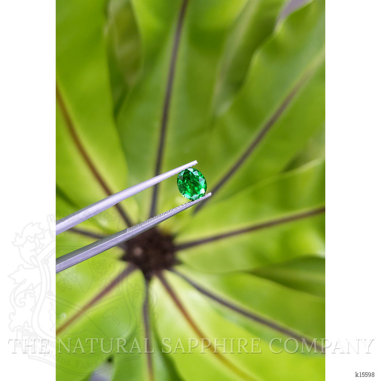 1.37 Ct. Tsavorite Garnet from Tanzania