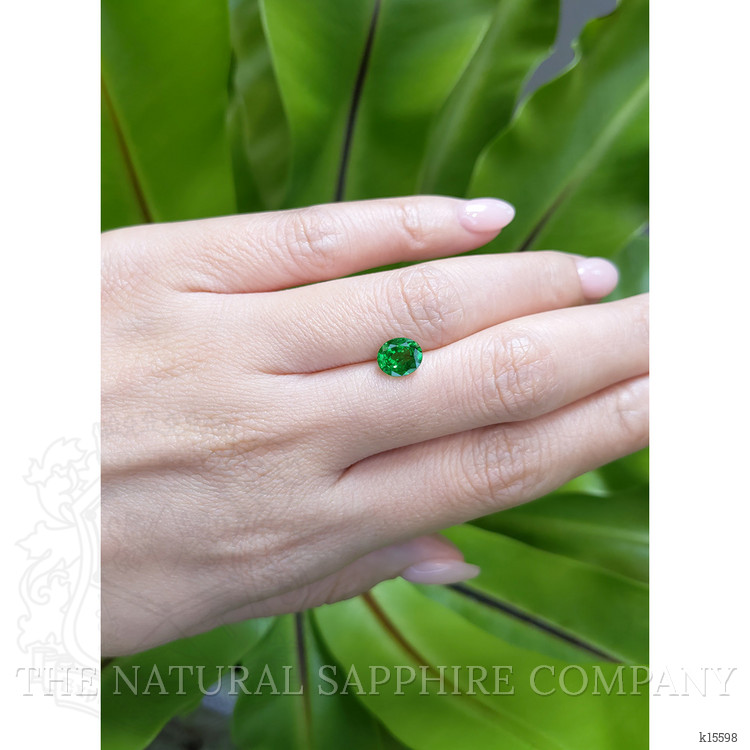 1.37 Ct. Tsavorite Garnet from Tanzania