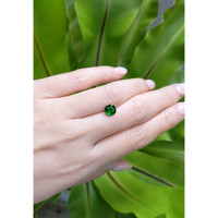 1.39 Ct. Tsavorite Garnet from Tanzania Life Style