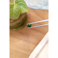1.33 Ct. Tsavorite Garnet from Tanzania Life Style