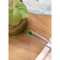 1.24 Ct. Tsavorite Garnet from Tanzania Life Style