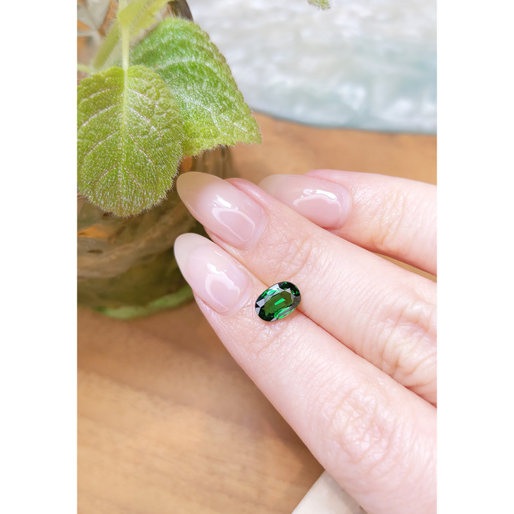 1.44 Ct. Tsavorite Garnet from Tanzania