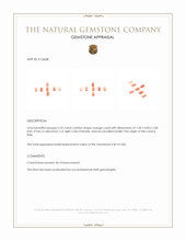 5.52 Ct. Cabochon Coral from Italy Appraisal