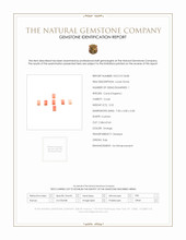 5.52 Ct. Cabochon Coral from Italy Scan Report