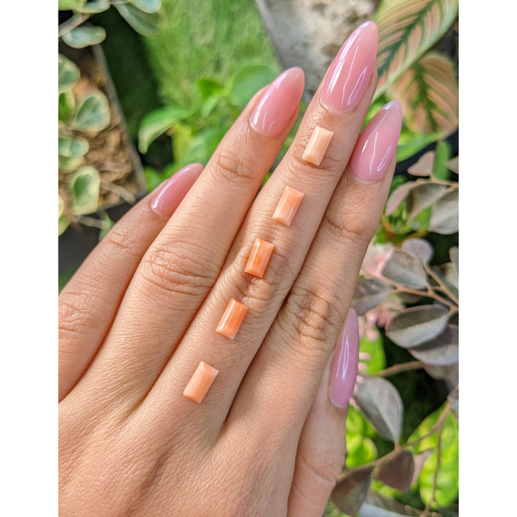 5.52 Ct. Cabochon Coral from Italy