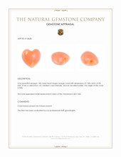 1.86 Ct. Cabochon Coral from Italy Appraisal