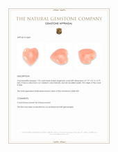 1.92 Ct. Cabochon Coral from Italy Appraisal