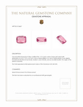 2.10 Ct. Spinel from Tanzania Appraisal