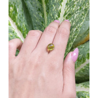 6.40 Ct. Cabochon Chrysoberyl from Ceylon (Sri Lanka) Life Style