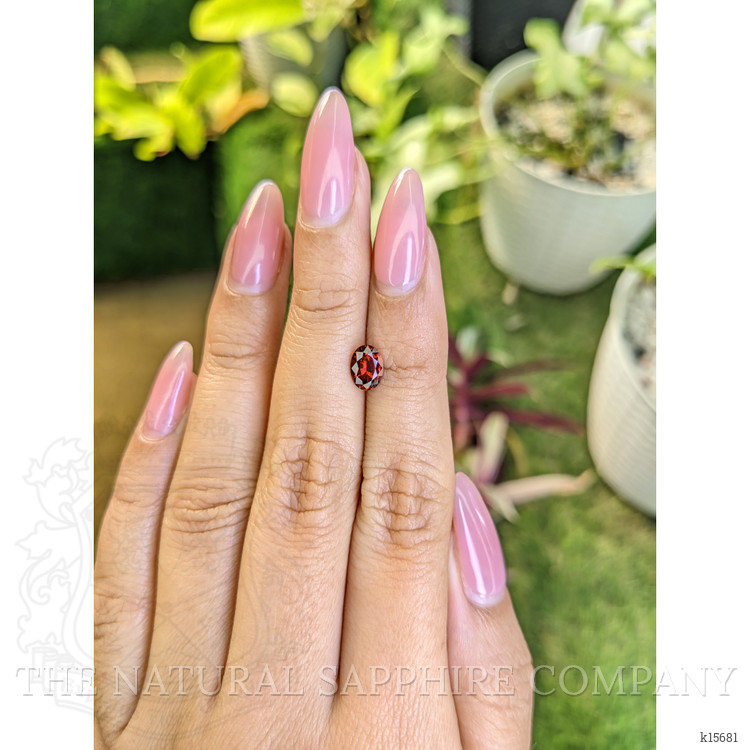 0.93 Ct. Garnet from Ceylon (Sri Lanka)