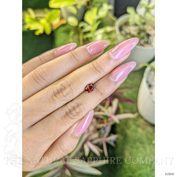 0.93 Ct. Garnet from Ceylon (Sri Lanka)