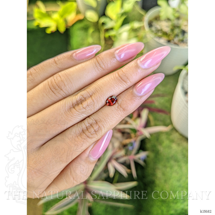 0.94 Ct. Garnet from Ceylon (Sri Lanka)