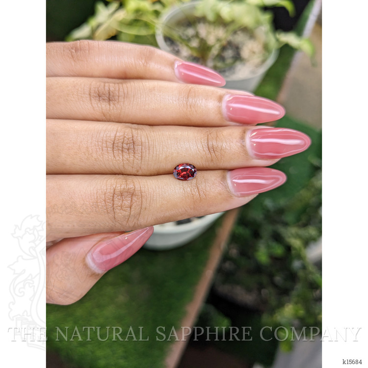 0.91 Ct. Garnet from Ceylon (Sri Lanka)