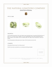 2.98 Ct. Chrysoberyl from Ceylon (Sri Lanka) Appraisal