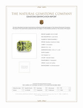 3.54 Ct. Chrysoberyl from Ceylon (Sri Lanka) Scan Report