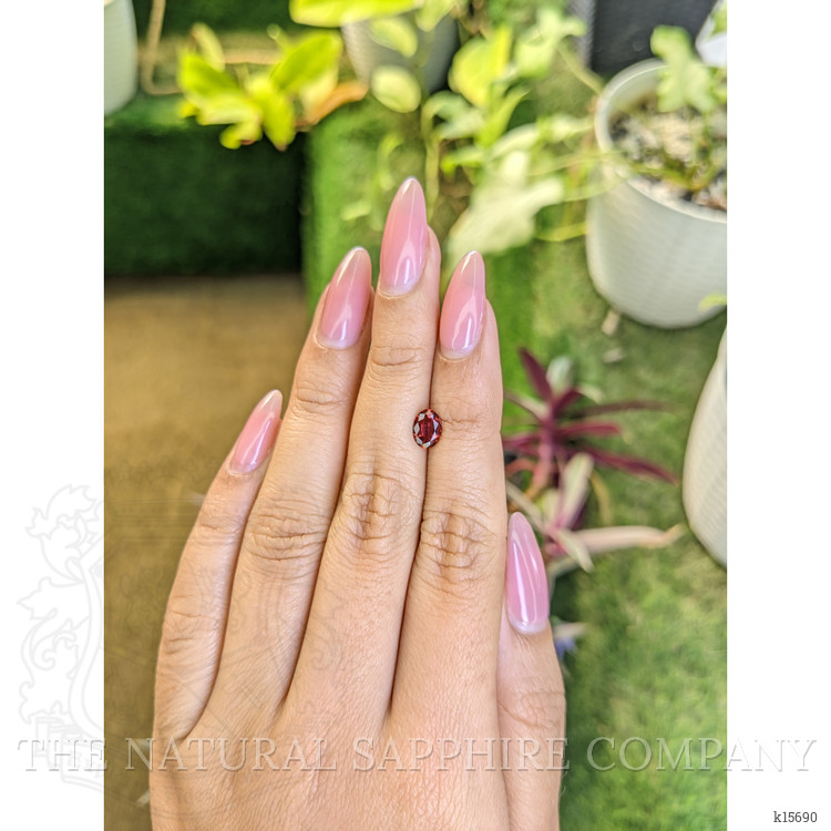 0.78 Ct. Garnet from Ceylon (Sri Lanka)