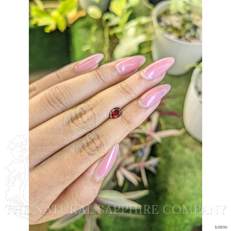 0.78 Ct. Garnet from Ceylon (Sri Lanka)