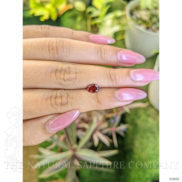 0.78 Ct. Garnet from Ceylon (Sri Lanka)