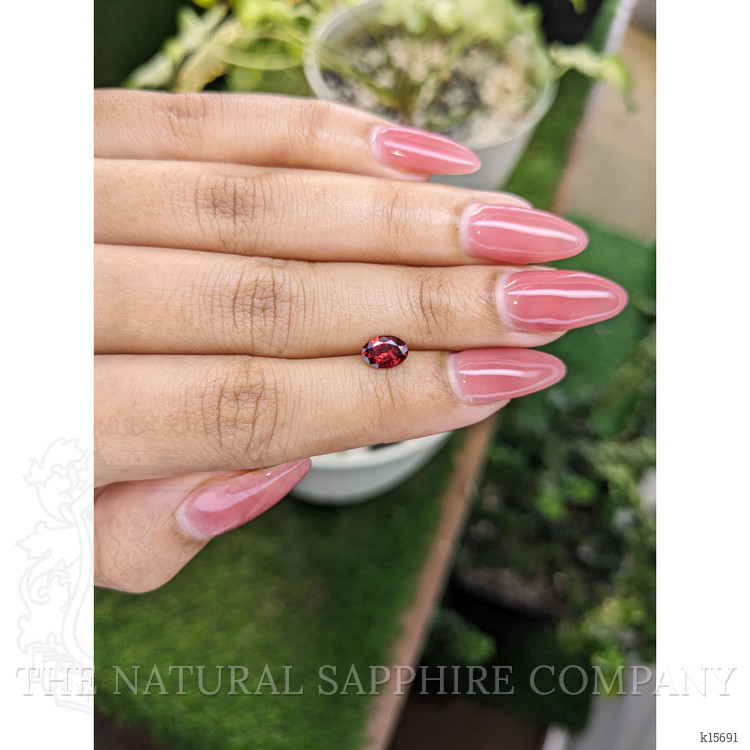 0.76 Ct. Garnet from Ceylon (Sri Lanka)