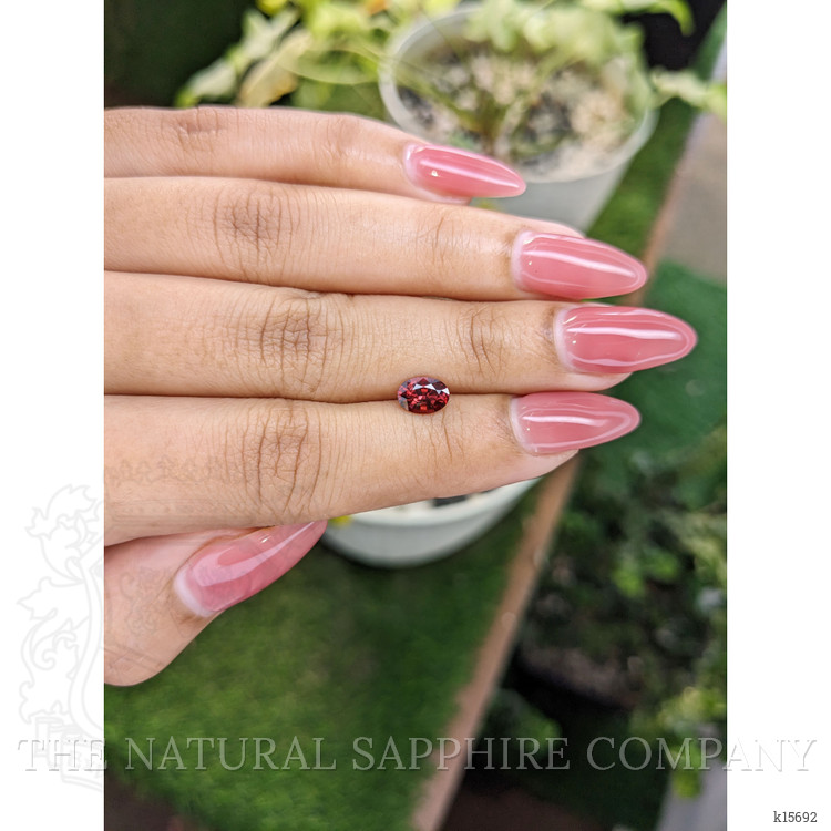 0.85 Ct. Garnet from Ceylon (Sri Lanka)