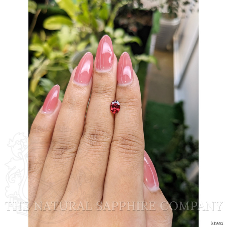 0.85 Ct. Garnet from Ceylon (Sri Lanka)