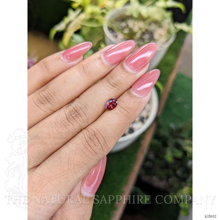 0.85 Ct. Garnet from Ceylon (Sri Lanka)
