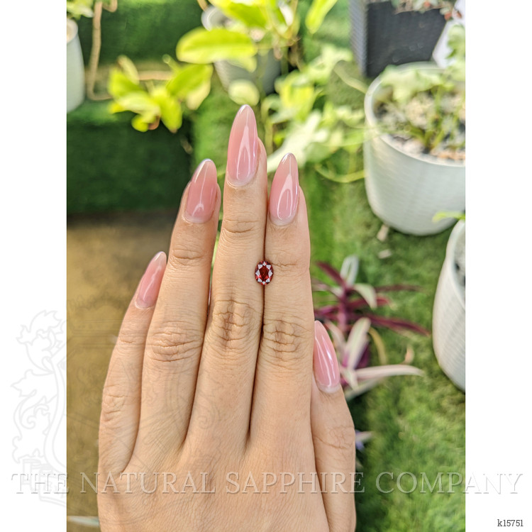 0.83 Ct. Garnet from Ceylon (Sri Lanka)