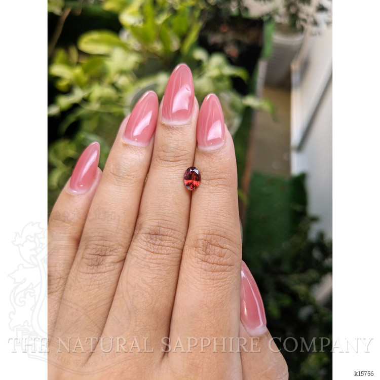 0.88 Ct. Garnet from Ceylon (Sri Lanka)