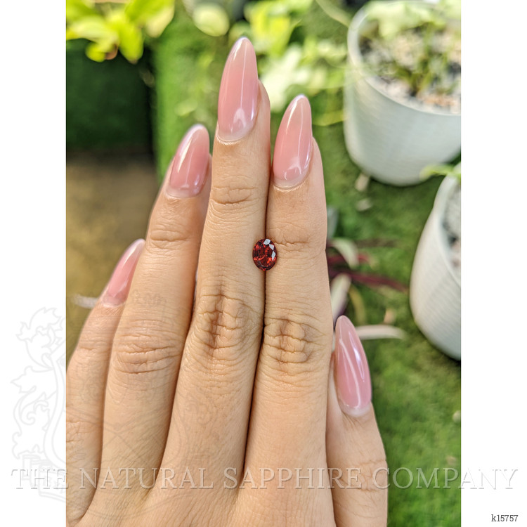 0.84 Ct. Garnet from Ceylon (Sri Lanka)