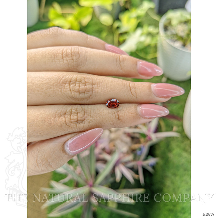 0.84 Ct. Garnet from Ceylon (Sri Lanka)