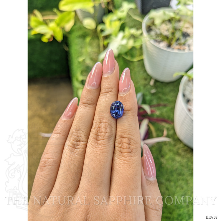 5.01 Ct. Cobalt Spinel from Ceylon (Sri Lanka)