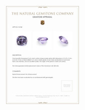 4.65 Ct. Spinel from Ceylon (Sri Lanka) Appraisal