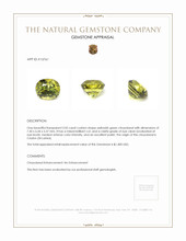 2.05 Ct. Chrysoberyl from Ceylon (Sri Lanka) Appraisal