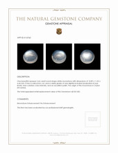 5.66 Ct. Cabochon Moonstone from Ceylon (Sri Lanka) Appraisal