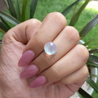 5.66 Ct. Cabochon Moonstone from Ceylon (Sri Lanka) Life Style