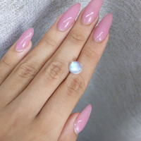 3.48 Ct. Cabochon Moonstone from Ceylon (Sri Lanka) Life Style